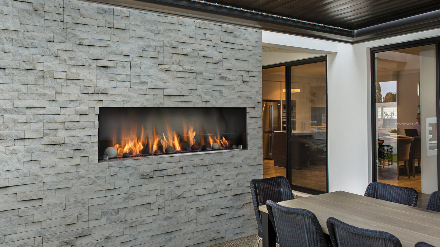See through 48inch fireplace