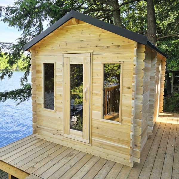 CT Georgian Cabin Sauna with Changeroom
